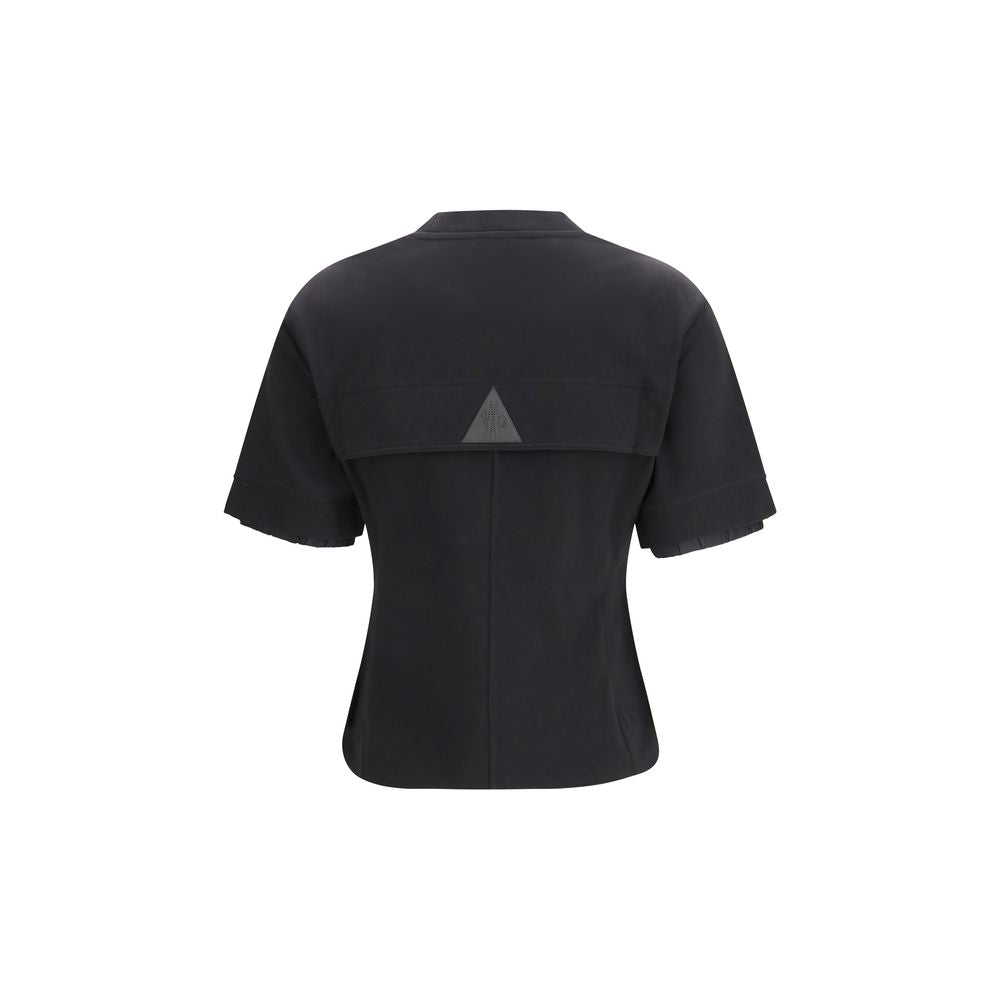 Moncler Grenoble 95% Cotton 5% Elastane t-shirt in black — view 2