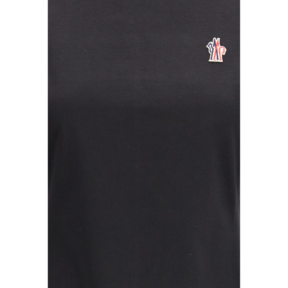 Moncler Grenoble 95% Cotton 5% Elastane t-shirt in black — view 3