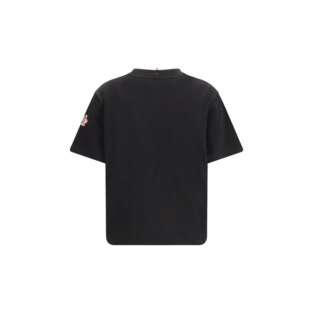 Moncler Grenoble 100% Cotton t-shirt in black — view 2