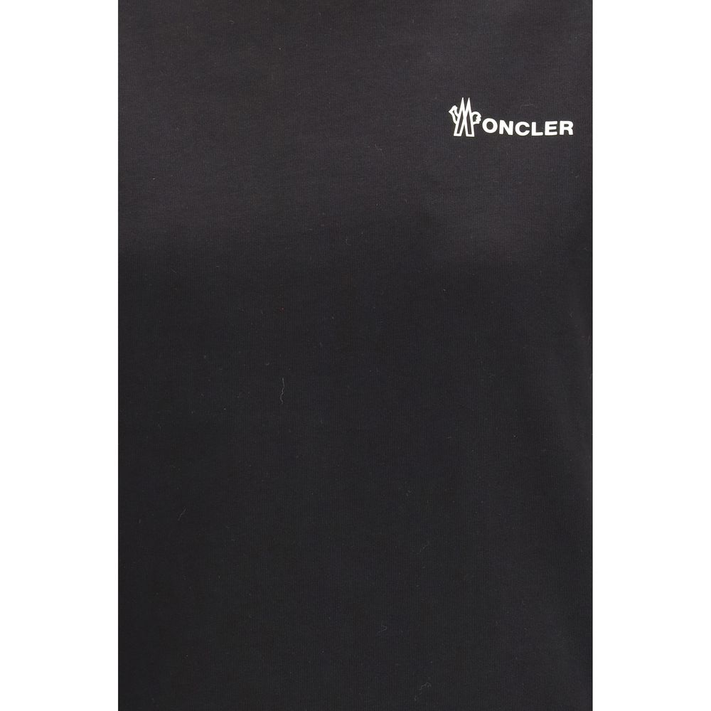 Moncler Grenoble 100% Cotton t-shirt in black — view 3