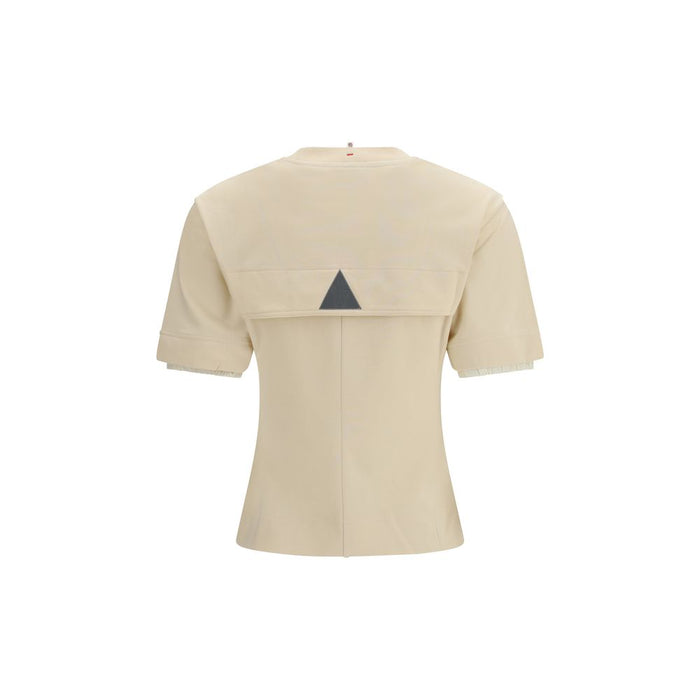 Moncler Grenoble t-shirt in beige — view 2