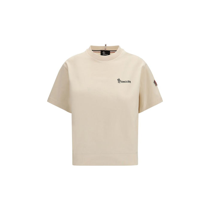 Moncler Grenoble 100% Cotton t-shirt in beige
