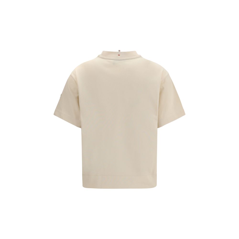 Moncler Grenoble 100% Cotton t-shirt in beige — view 2