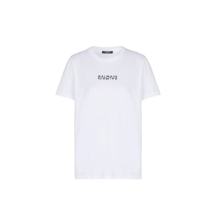 Balmain 100% Cotton t-shirt in white