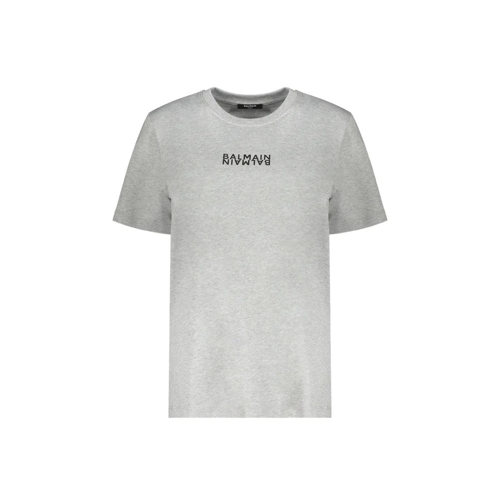 Balmain 100% Cotton t-shirt in gray
