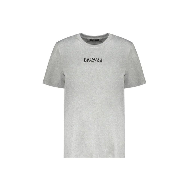 Balmain 100% Cotton t-shirt in gray