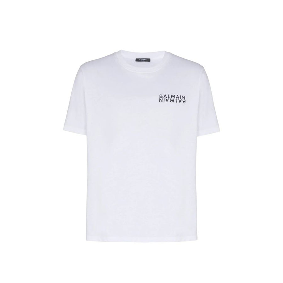 Balmain 100% Cotton t-shirt in white