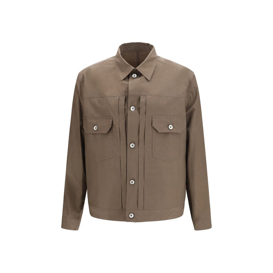Sacai 100% Cotton jacket in beige