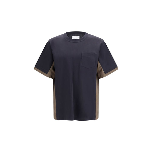 Sacai 100% Cotton t-shirt in black