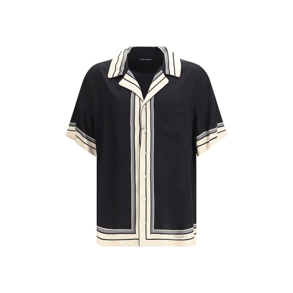 Dolce & Gabbana 100% Silk shirt in black