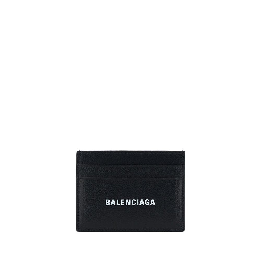 Balenciaga 100% Calf Leather Bos Taurus card case in black