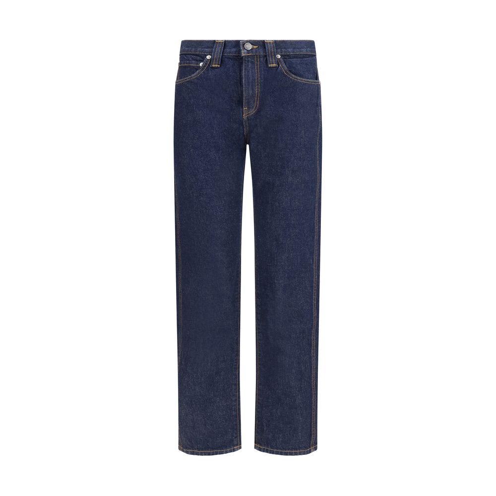 Khaite 100% Cotton jeans in navy