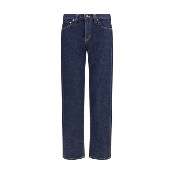 Khaite 100% Cotton jeans in navy