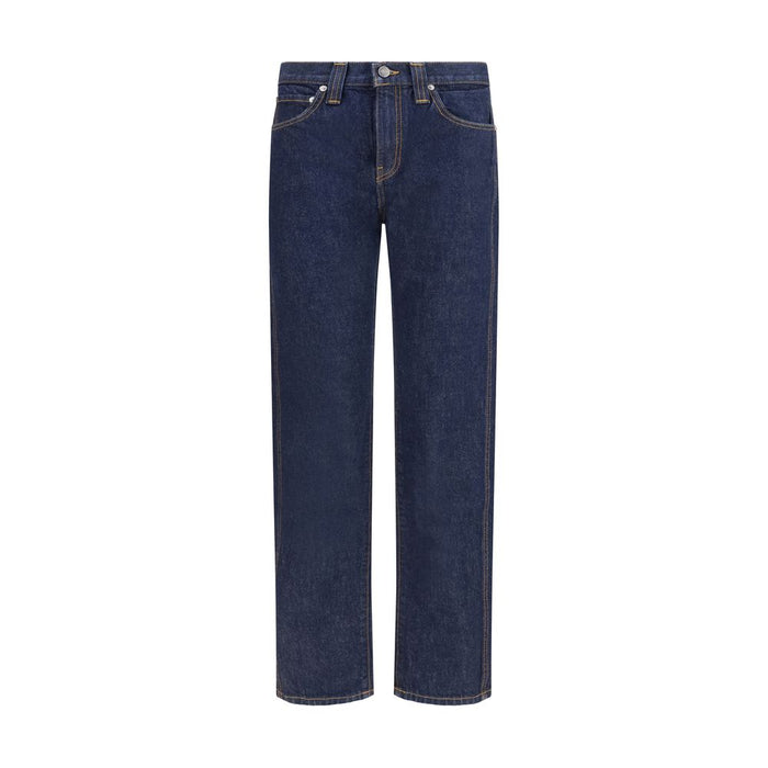 Khaite 100% Cotton jeans in navy