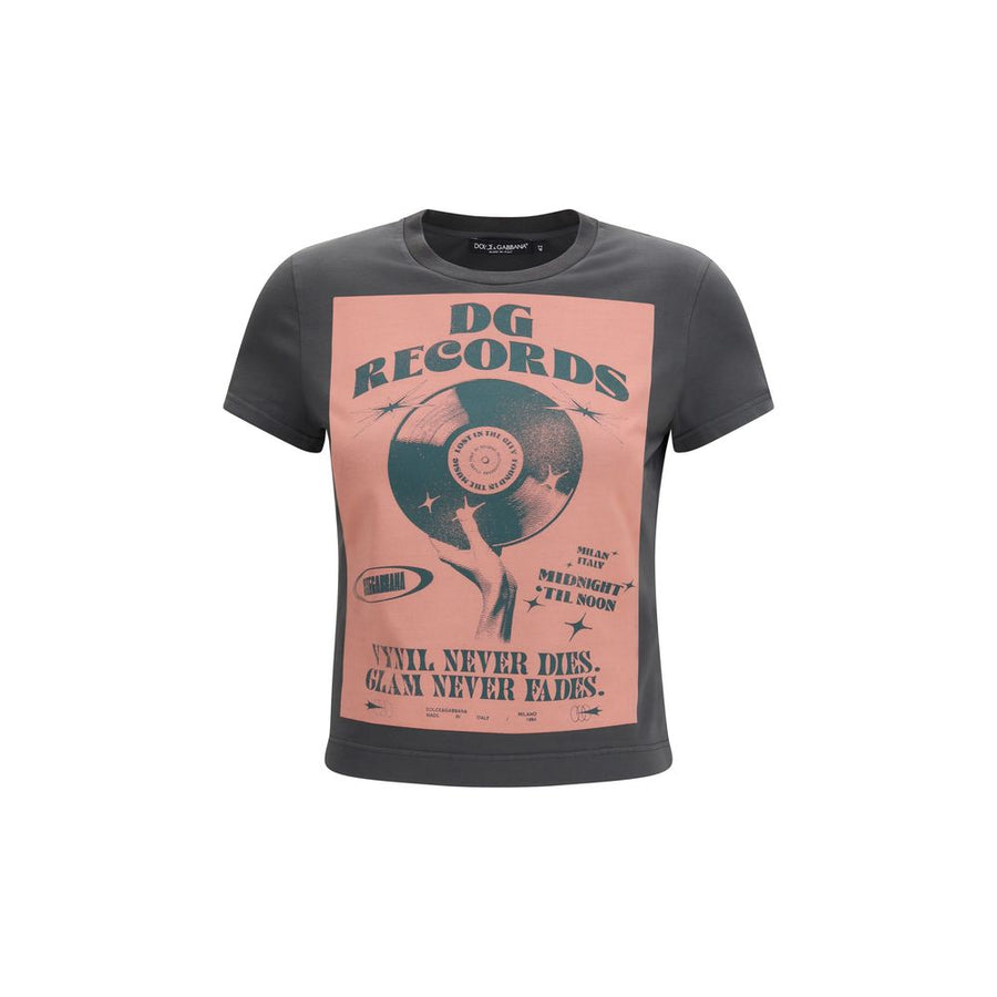 Dolce & Gabbana 90% Cotton t-shirt in gray