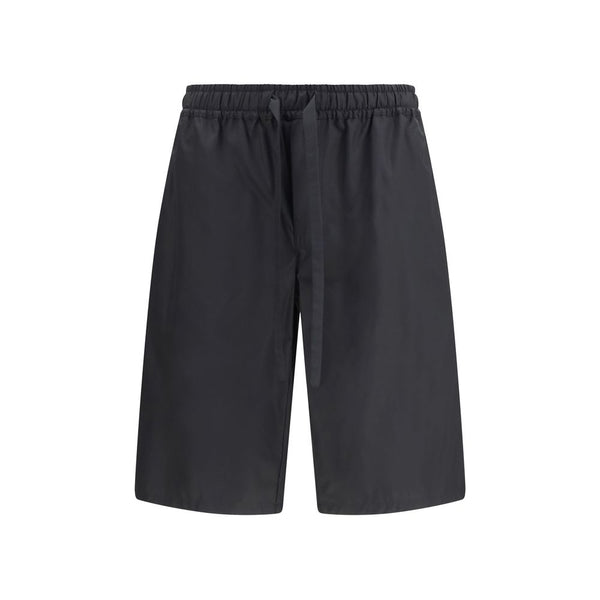 Dolce & Gabbana 100% Cotton bermuda shorts in black