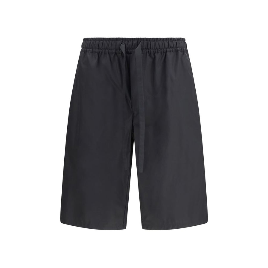Dolce & Gabbana 100% Cotton bermuda shorts in black