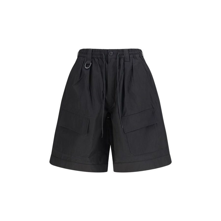 Y-3 66% Cotton 34% Polyamide bermuda shorts in black