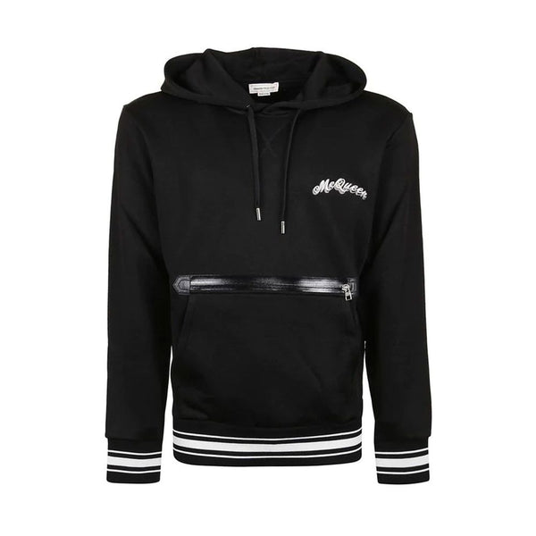 Alexander McQueen 100% cotton sweatshirt in black