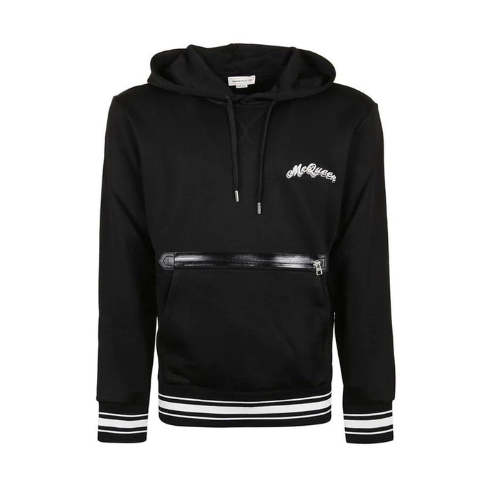 Alexander McQueen 100% cotton sweatshirt in black