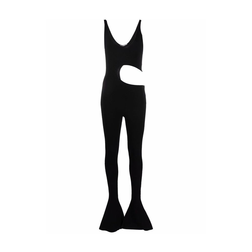 Stella McCartney 83% Viscose jumpsuit in black
