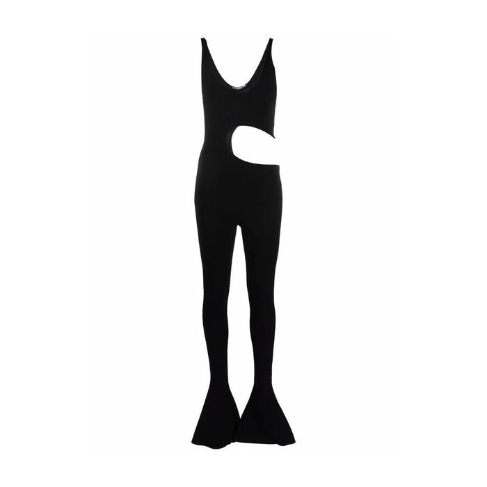 Stella McCartney 83% Viscose jumpsuit in black