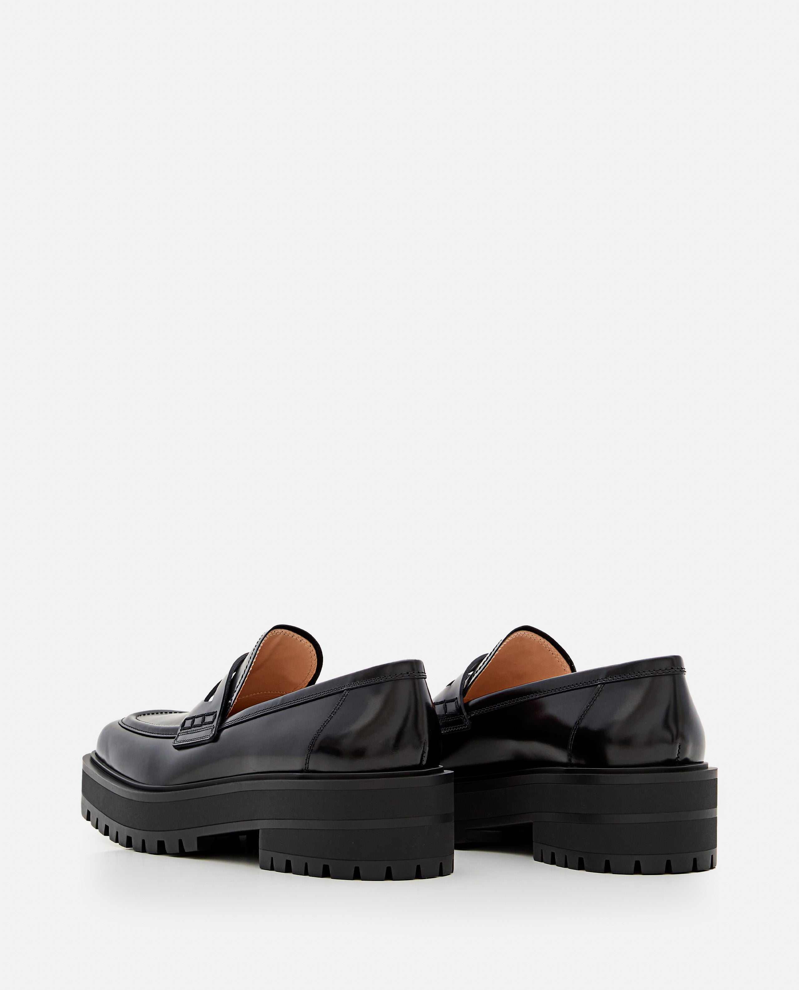 Gianvito Rossi Flat Shoes Black Calf Leather