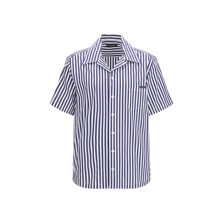 Dolce & Gabbana 100% Cotton shirt in navy