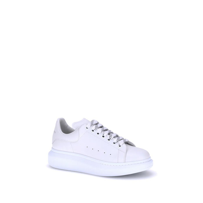 Alexander McQueen Upper 100% Calf Leather Bos Taurus sneaker in white — view 2
