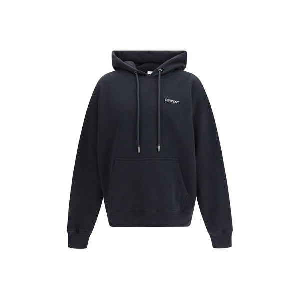 Off-White 100% Cotton hoodie in black