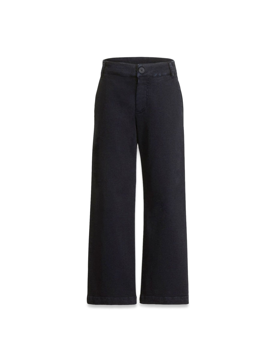 Trousers Cotton-Blend Blue