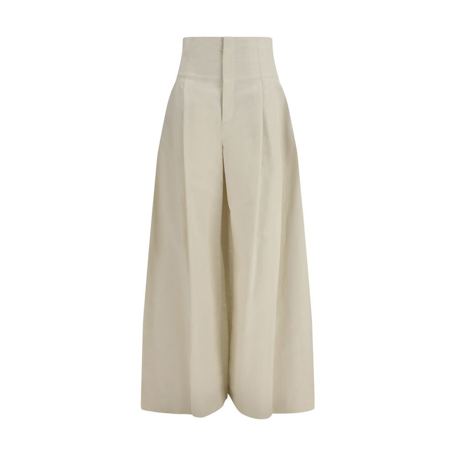 Brunello Cucinelli 52% Cotton trousers in beige