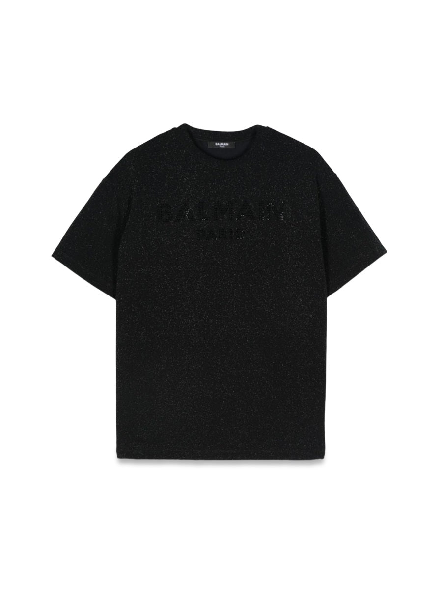 T-Shirt Black Polyamide Polyester Elastane T-shirts