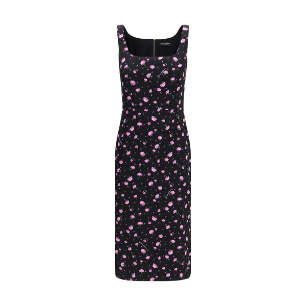 Dolce & Gabbana 89% Silk dress in black