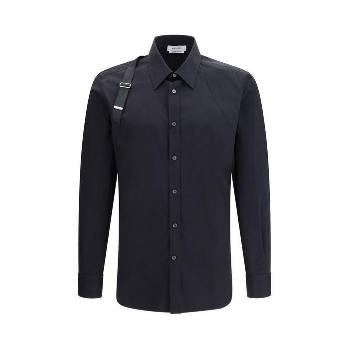Alexander McQueen 100% Cotton shirt in black