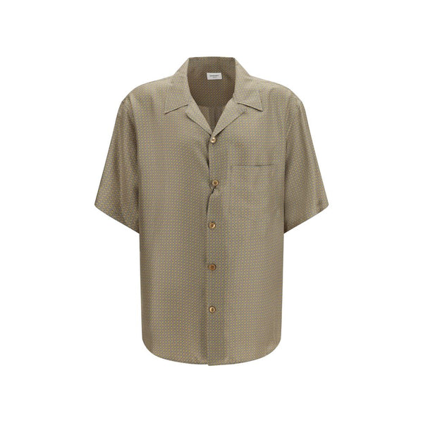 Saint Laurent 100% Silk shirt in beige