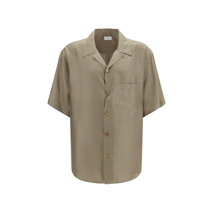 Saint Laurent 100% Silk shirt in beige