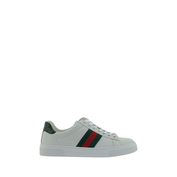 Gucci Upper: 100% Calf Leather Bos Taurus; Sole: 100% Rubber sneaker in white