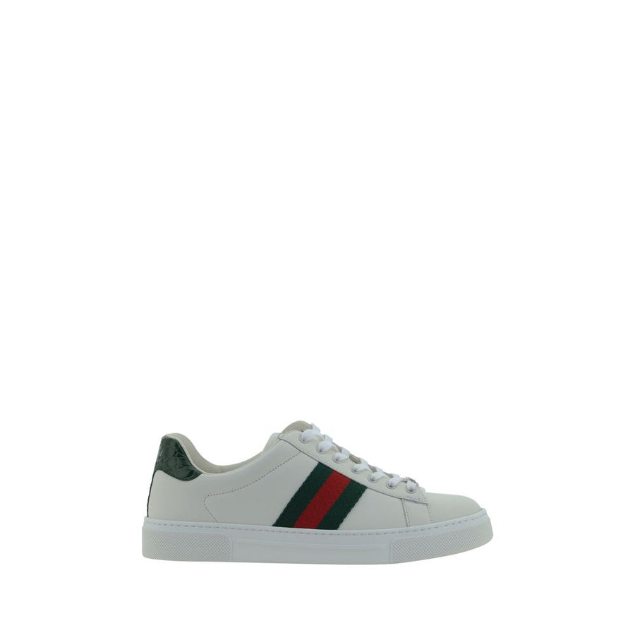 Gucci Upper: 100% Calf Leather Bos Taurus; Sole: 100% Rubber sneaker in white