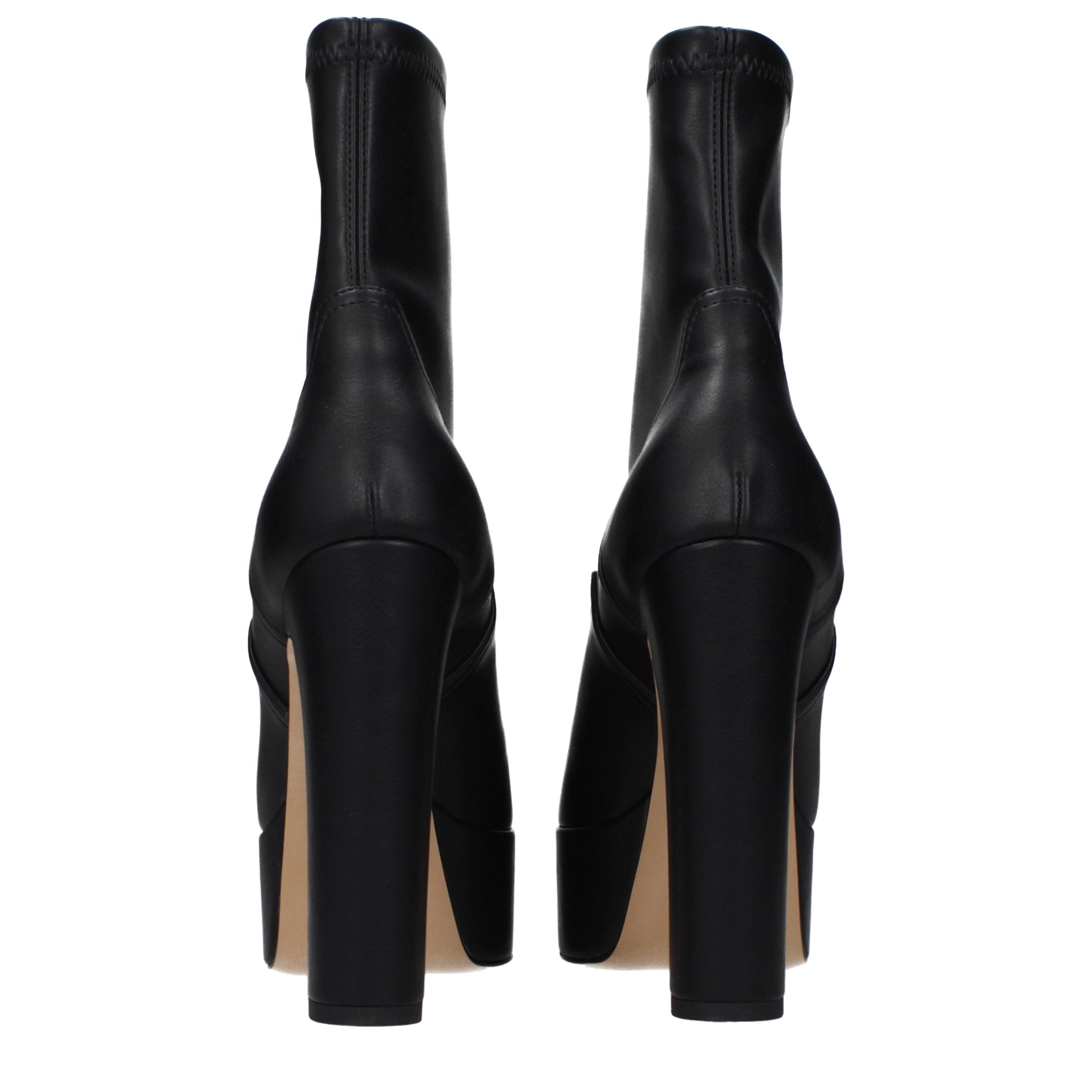 Casadei Eco leather ankle boot in black — view 5