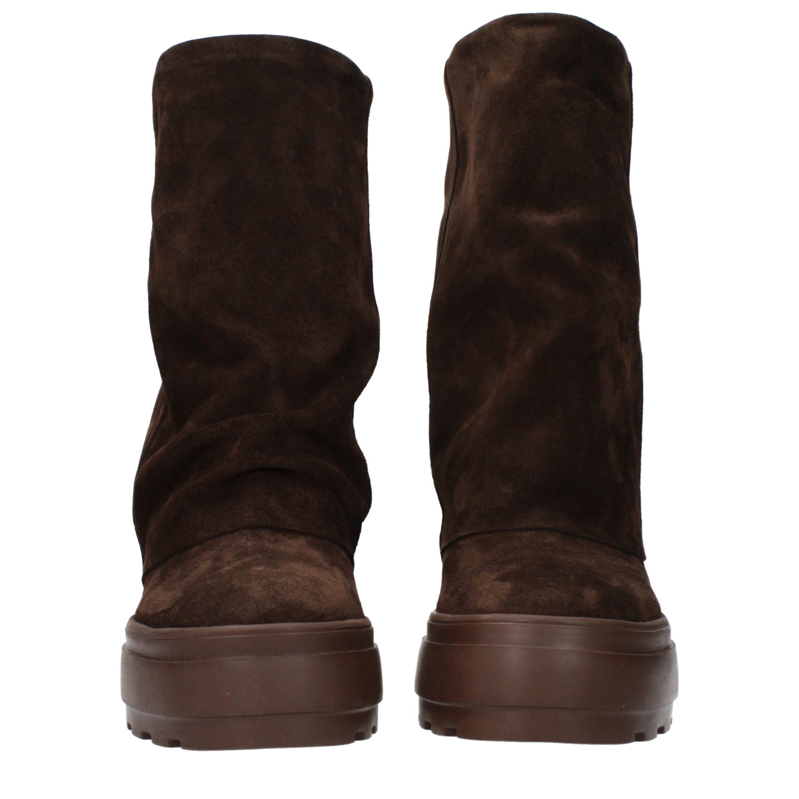 Casadei Suede boot in brown — view 3