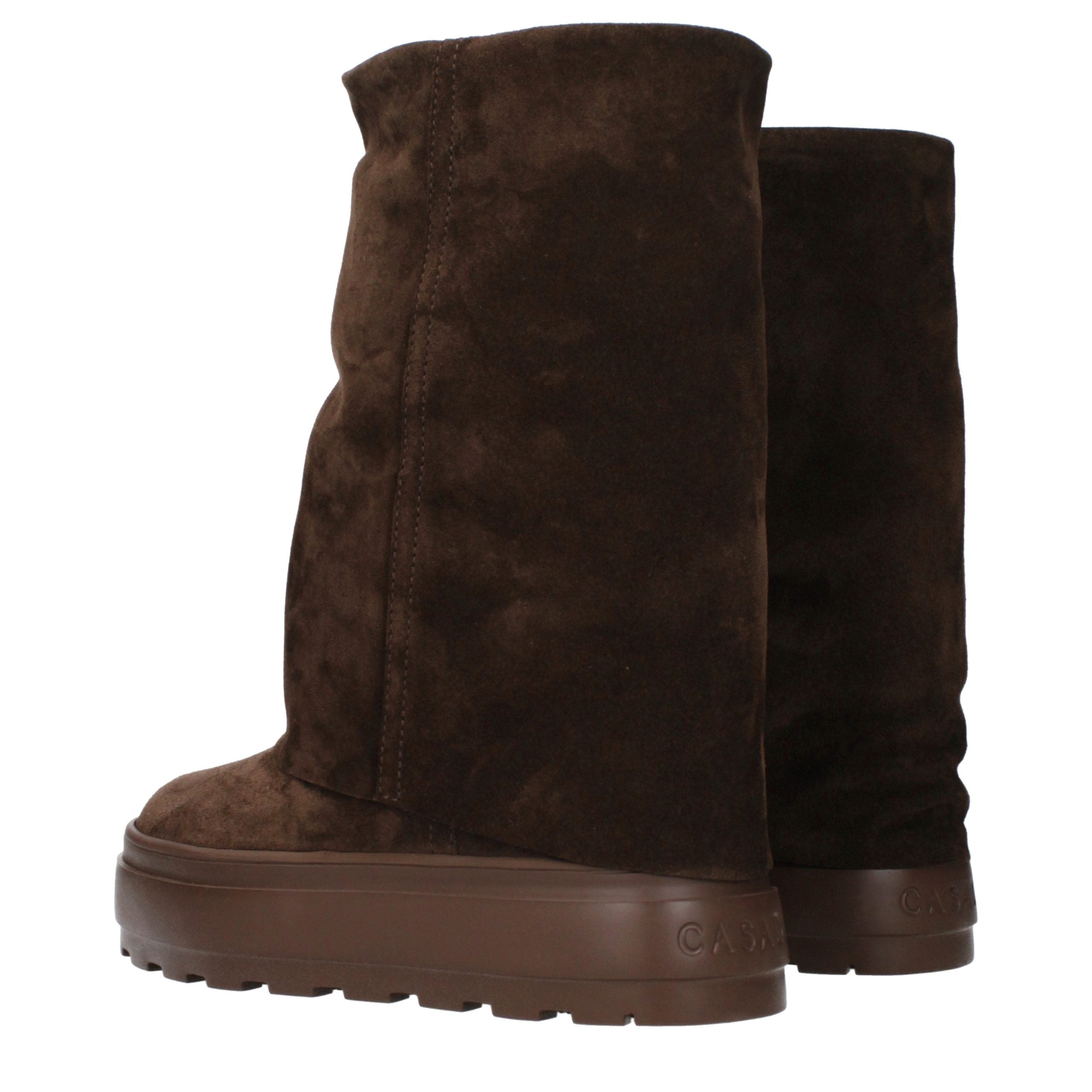 Casadei Suede boot in brown — view 4
