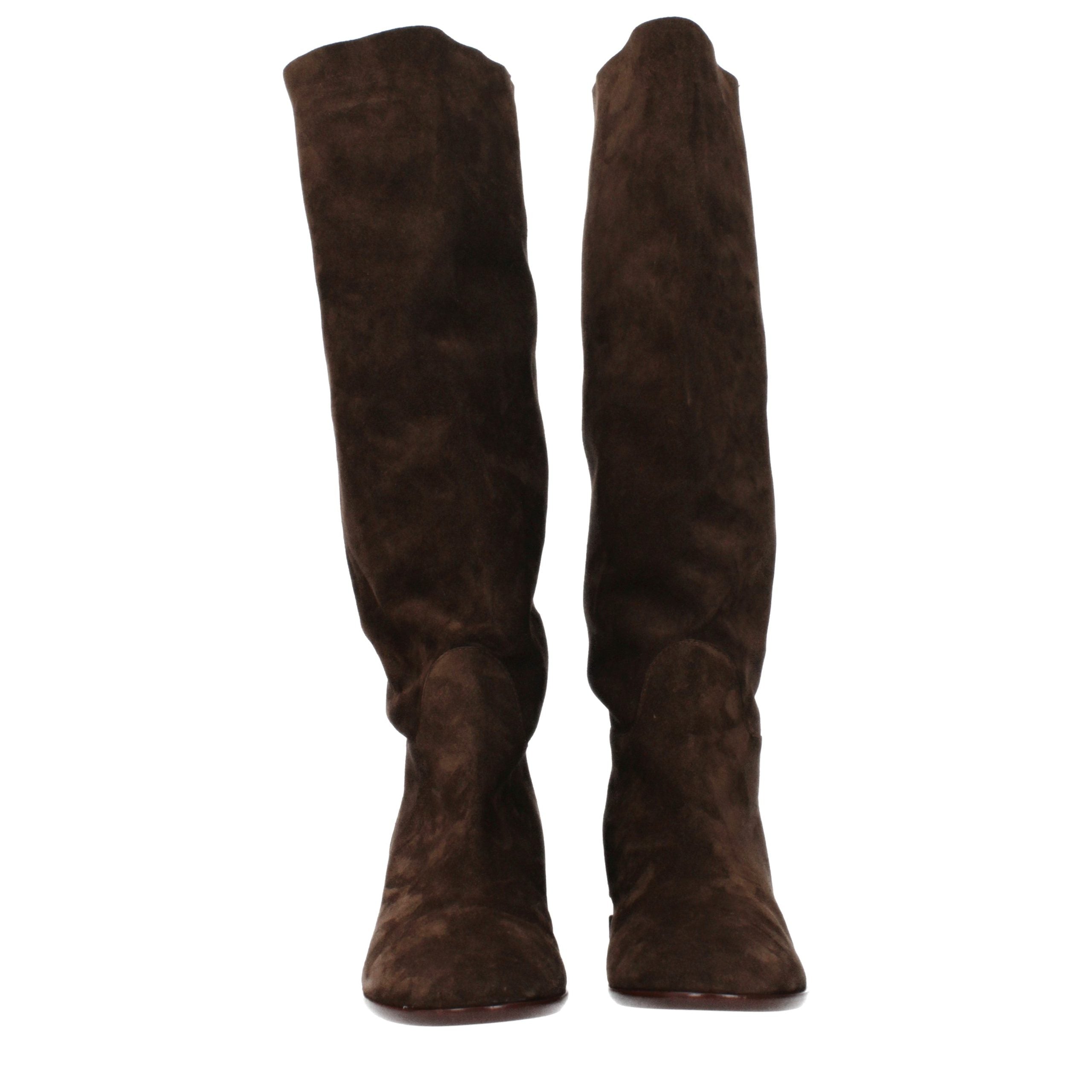 Casadei Suede boot in brown — view 3