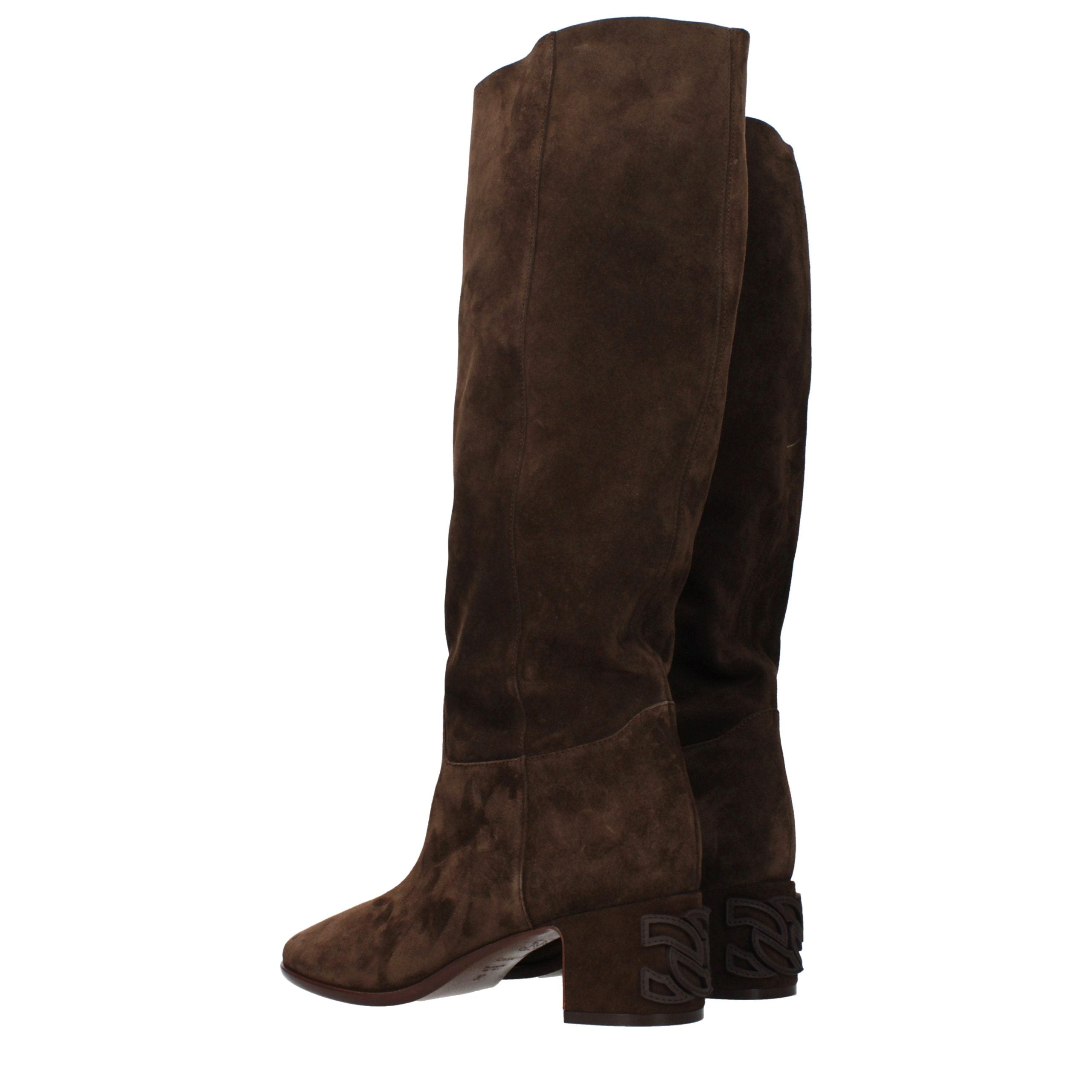 Casadei Suede boot in brown — view 4