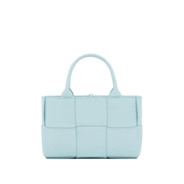 Blue Lamb Leather Tote Bag