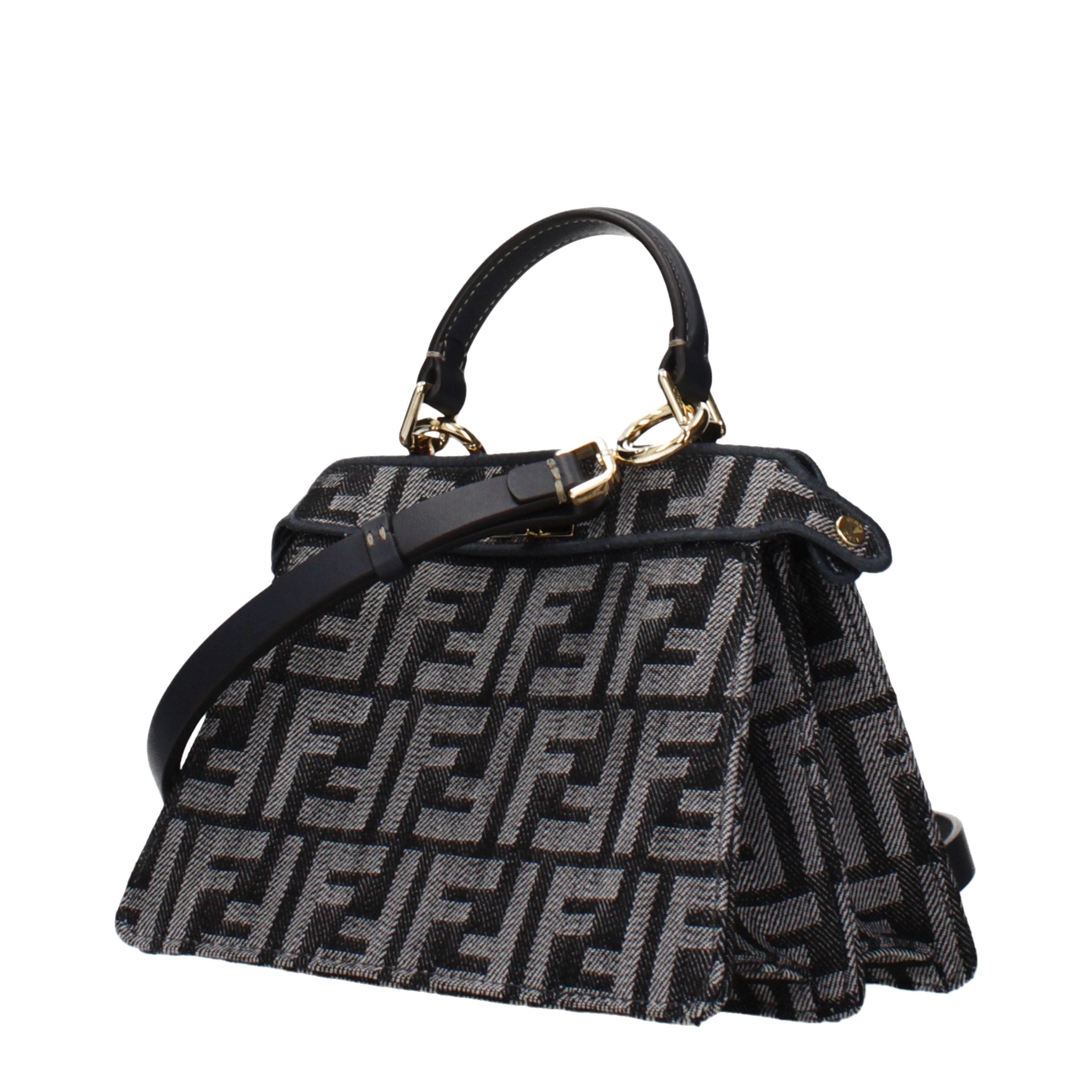 Black Fabric Handbag Bag