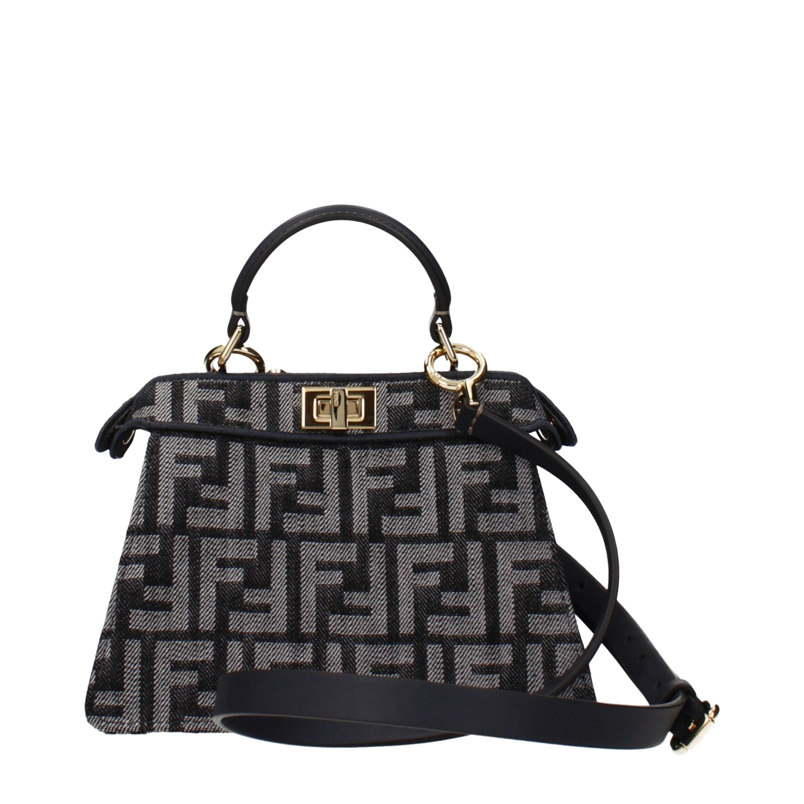 Black Fabric Handbag Bag