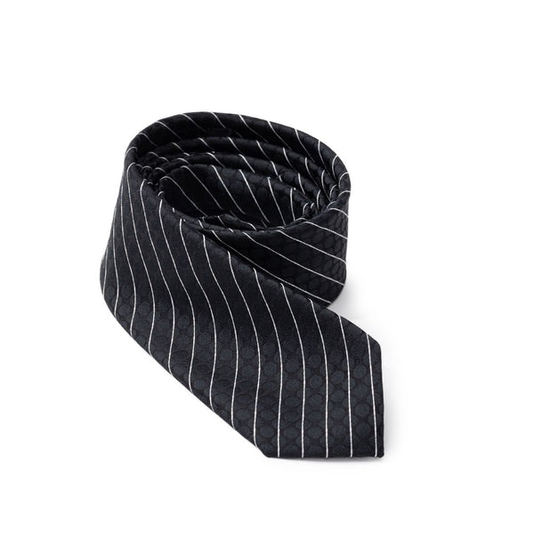 Dolce & Gabbana 64% polyester necktie in black