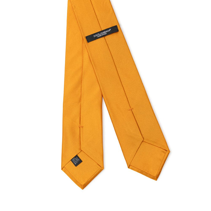 Dolce & Gabbana Silk necktie in orange — view 2