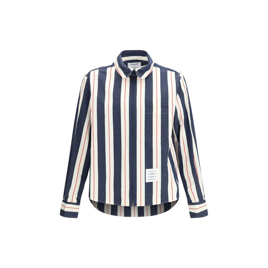Thom Browne 100% Cotton shirt in navy